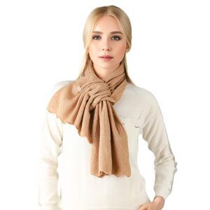 4815 Scarf 30% Mongolian Cashmere 70% Australian Merino Wool Large Size